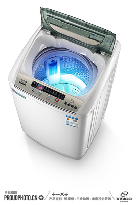 得意攝影家電器產(chǎn)品精修長虹洗衣機